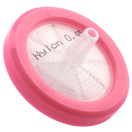 CELLTREAT Nylon Syringe Filter, 0.450 um Pore Size, 30mm Membrane Diameter, Sterile, 30 per Case